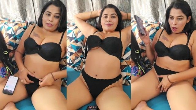 Teasing in Sexy Lingerie Pre Live Video – Preeti Puneet and Rajsi Verma